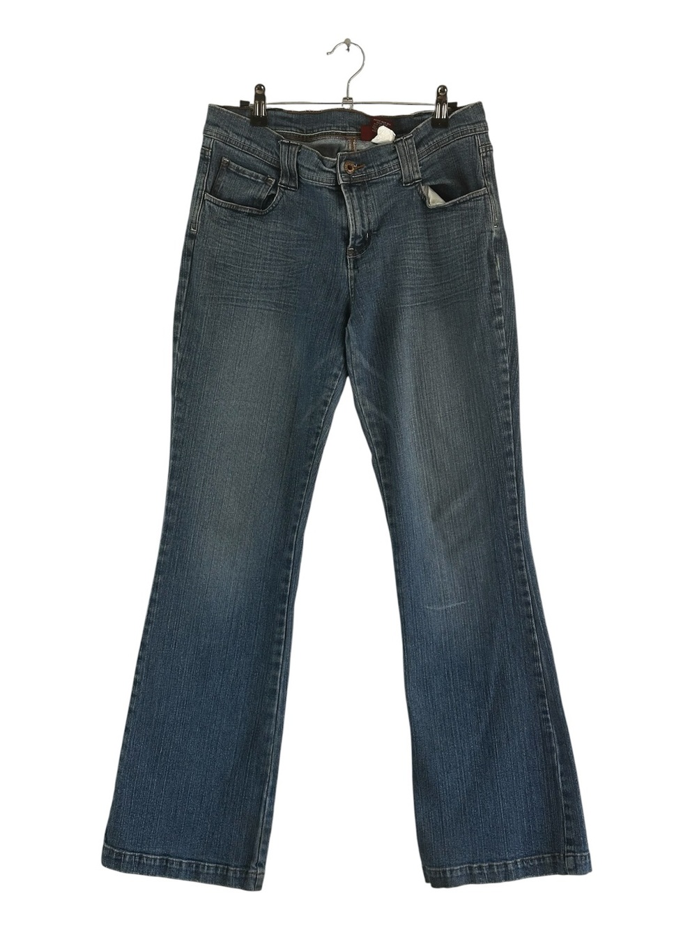 Bongo Y2K Low Rise Bootcut Flare Jeans Women’s Size 13 Blue Wash Stretch Denim
